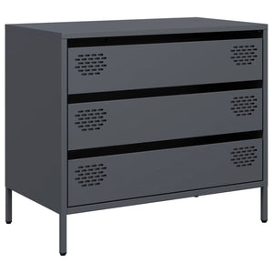 Anthrazit Sideboard, 68 cm Stahl
