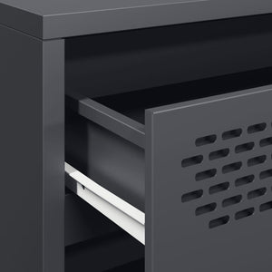 Anthrazit Sideboard, 68 cm Stahl
