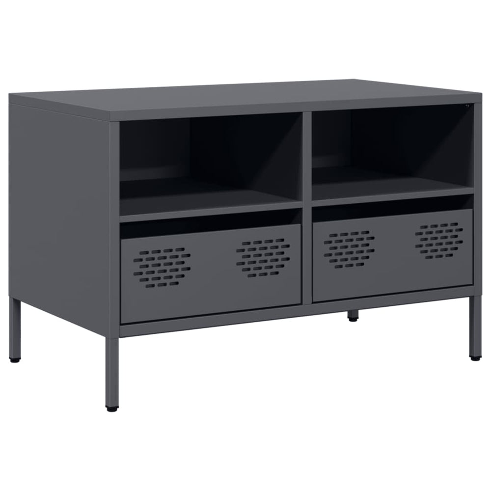 vidaXL TV Cabinet Anthracite 68x39x43.5 cm Cold Rolled Steel