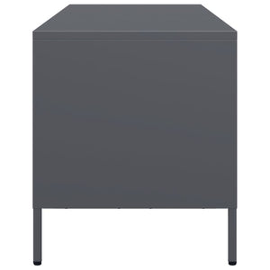 Anthrazit TV-Schrank aus Stahl, 68 cm