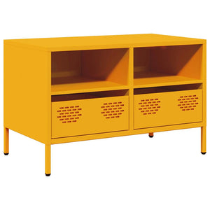 Senfgelber TV-Schrank, 68 cm