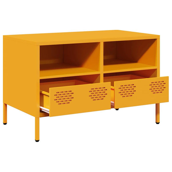 Senfgelber TV-Schrank, 68 cm