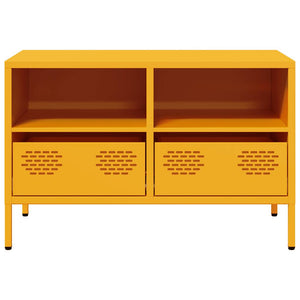 Senfgelber TV-Schrank, 68 cm