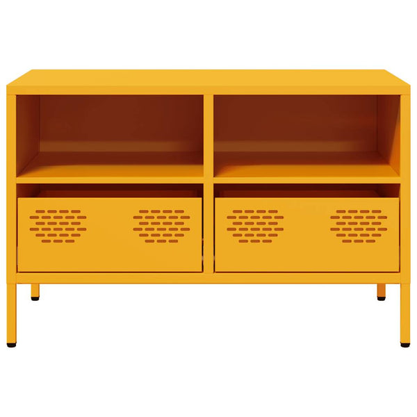 Senfgelber TV-Schrank, 68 cm
