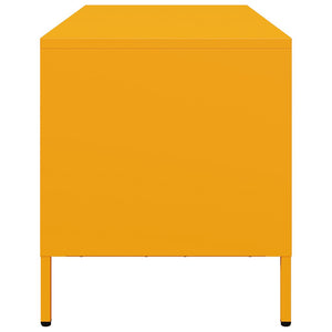 Senfgelber TV-Schrank, 68 cm