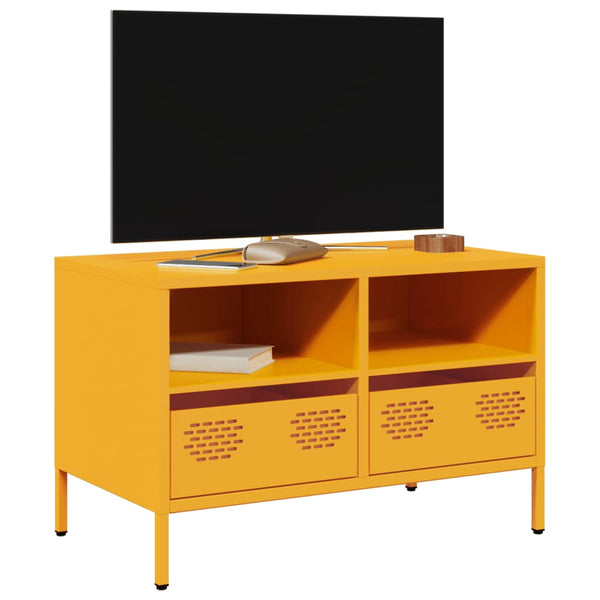 Senfgelber TV-Schrank, 68 cm