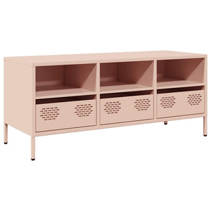 Rosa TV-Schrank 101,5 cm aus Stahl