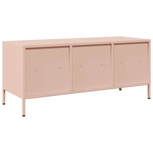Rosa TV-Schrank 101,5 cm aus Stahl