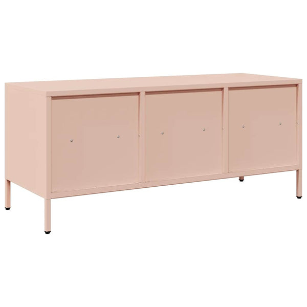 Rosa TV-Schrank 101,5 cm aus Stahl