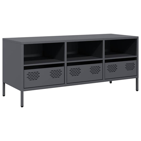 Anthrazit TV-Schrank aus Stahl – 101,5 cm