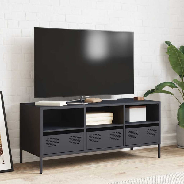 Anthrazit TV-Schrank aus Stahl – 101,5 cm