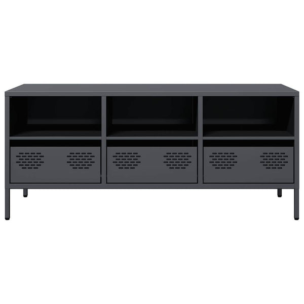 Anthrazit TV-Schrank aus Stahl – 101,5 cm