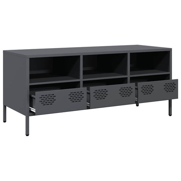 Anthrazit TV-Schrank aus Stahl – 101,5 cm