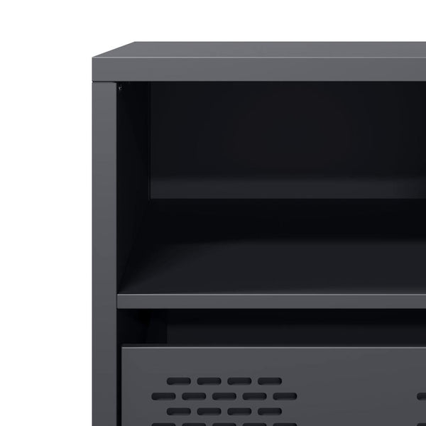 Anthrazit TV-Schrank aus Stahl – 101,5 cm