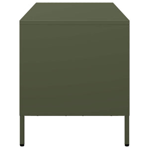 TV-Schrank Olivgrün Stahl 101,5 cm