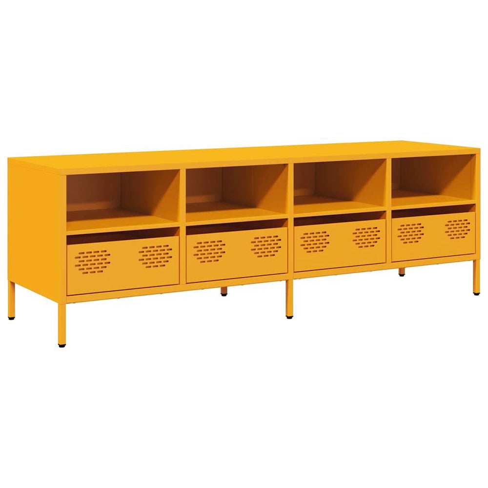 Senfgelber TV-Schrank 135 cm