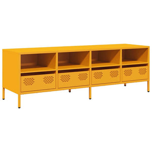 Senfgelber TV-Schrank 135 cm