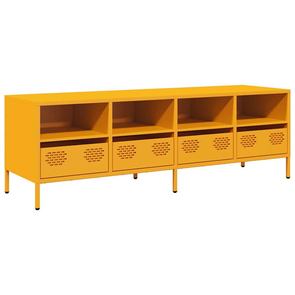 Senfgelber TV-Schrank 135 cm