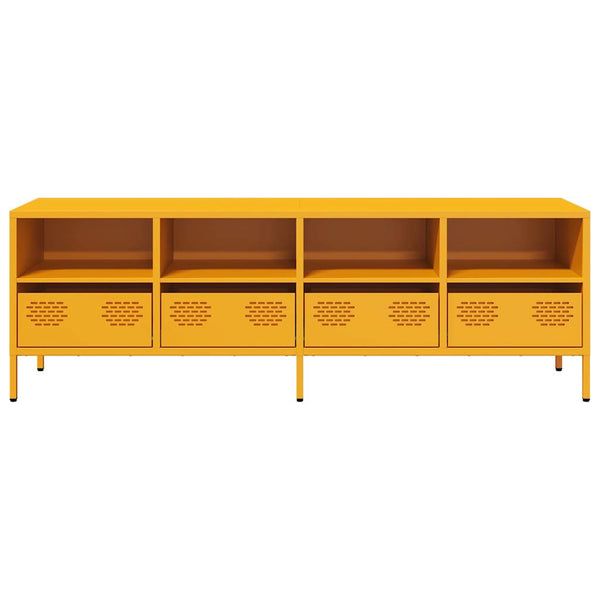 Senfgelber TV-Schrank 135 cm
