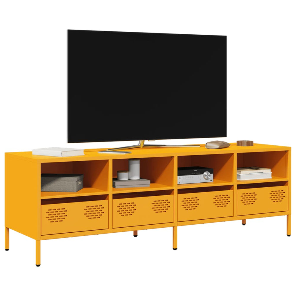 Senfgelber TV-Schrank 135 cm