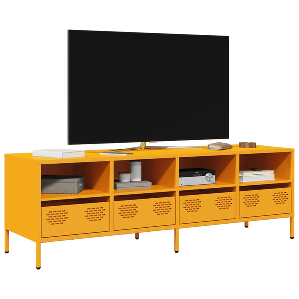 Senfgelber TV-Schrank 135 cm
