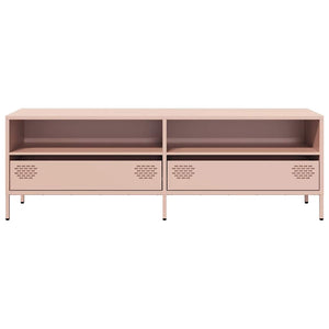 Rosa TV-Schrank 135 cm aus Stahl