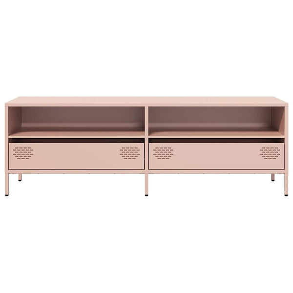 Rosa TV-Schrank 135 cm aus Stahl