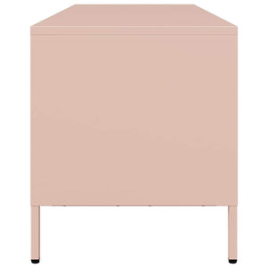 Rosa TV-Schrank 135 cm aus Stahl