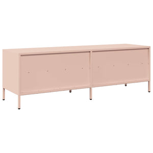 Rosa TV-Schrank 135 cm aus Stahl