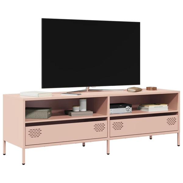 Rosa TV-Schrank 135 cm aus Stahl