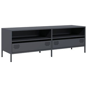 Anthrazit TV-Schrank 135 cm aus Stahl
