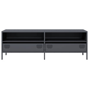Anthrazit TV-Schrank 135 cm aus Stahl
