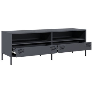 Anthrazit TV-Schrank 135 cm aus Stahl