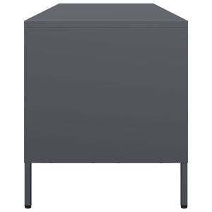 Anthrazit TV-Schrank 135 cm aus Stahl