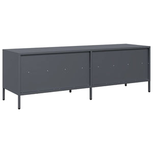 Anthrazit TV-Schrank 135 cm aus Stahl