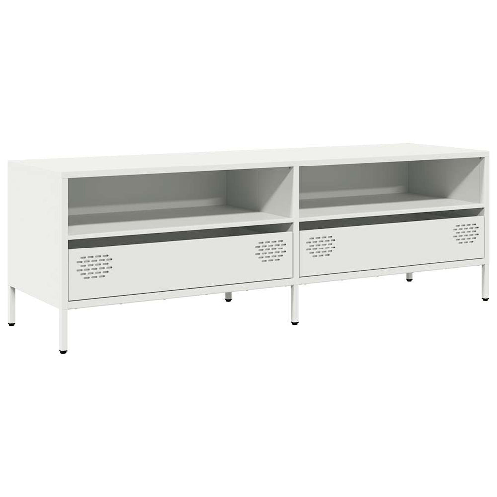 Weißer TV-Schrank, 135 cm