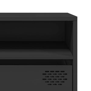 TV-Schrank Schwarz 202 cm Stahl