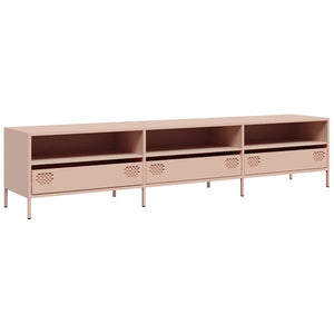 Rosa TV-Schrank 202 cm aus Stahl