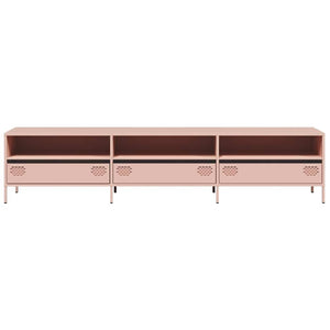 Rosa TV-Schrank 202 cm aus Stahl
