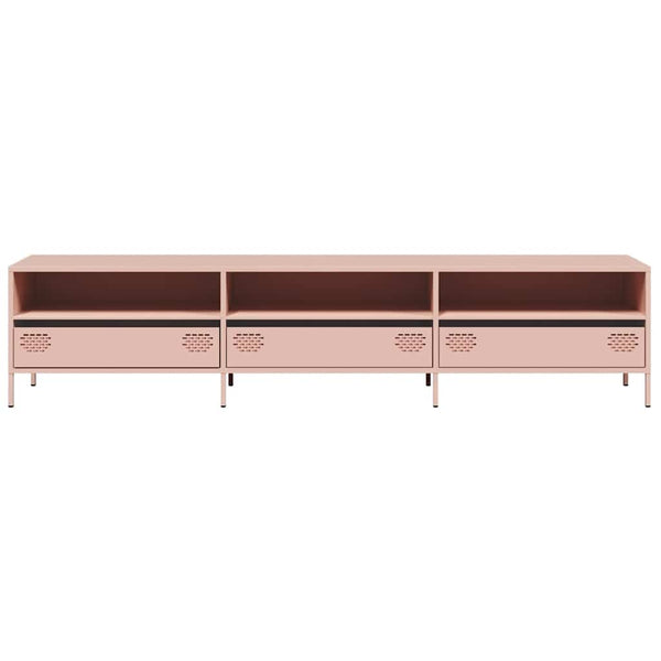 Rosa TV-Schrank 202 cm aus Stahl