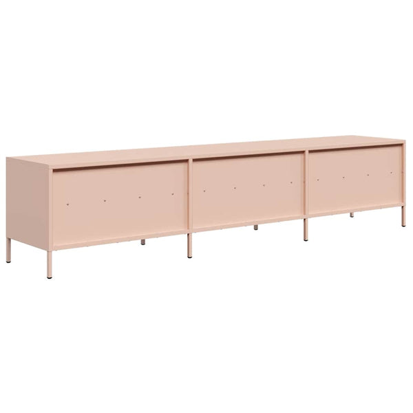 Rosa TV-Schrank 202 cm aus Stahl