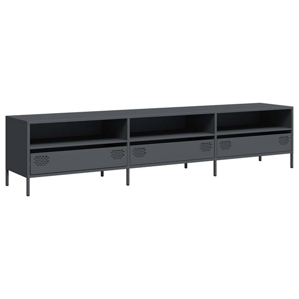 Anthrazit TV-Schrank, 202 cm