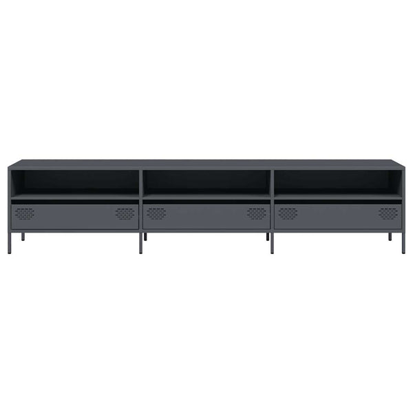 Anthrazit TV-Schrank, 202 cm