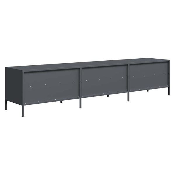 Anthrazit TV-Schrank, 202 cm