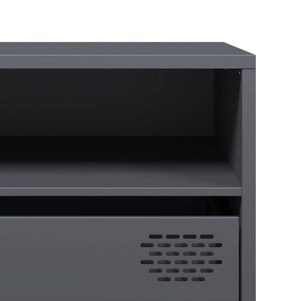 Anthrazit TV-Schrank, 202 cm