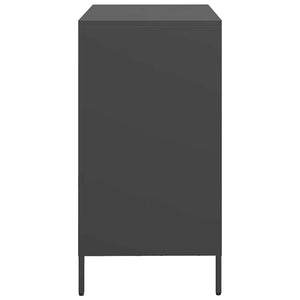 Schwarzes Sideboard 68 cm aus Stahl