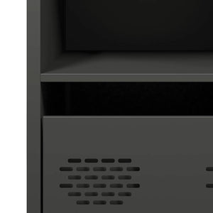 Schwarzes Sideboard 68 cm aus Stahl