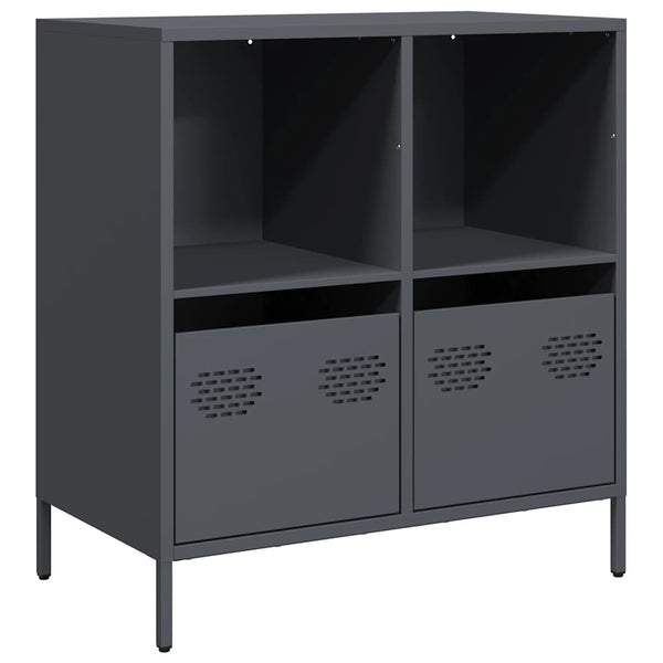 Anthrazit Sideboard 68 cm aus Stahl
