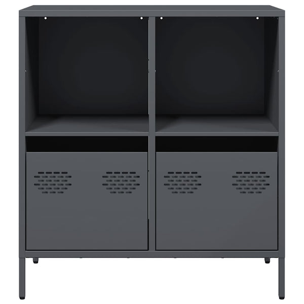 Anthrazit Sideboard 68 cm aus Stahl