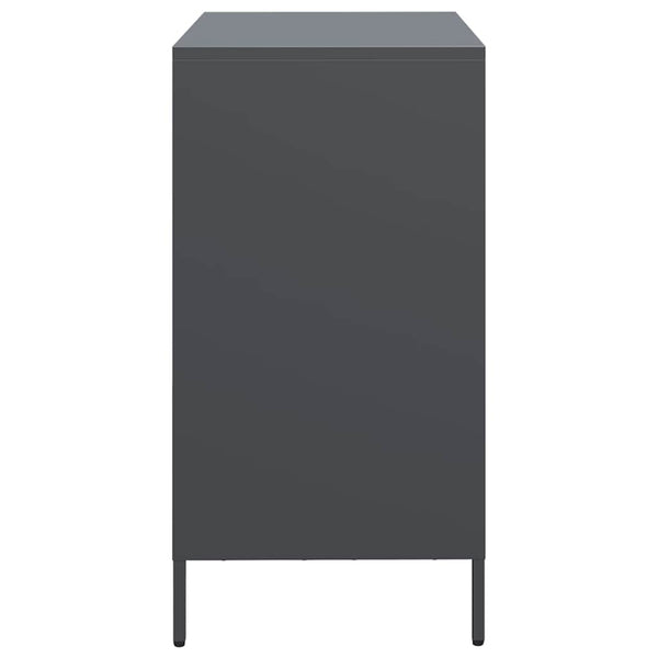 Anthrazit Sideboard 68 cm aus Stahl